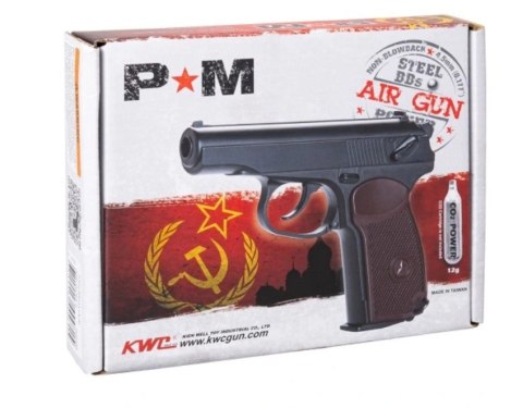 RANGER Wiatrówka pistolet RANGER PM FM KWC kal. 4,5 BBs 18 strz. FULL METAL CO2 (AAKCMD441AZB) RANGER Wiatrówka pistolet RANGER PM FM KWC kal. 4,5 BBs 18 strz. FULL METAL CO2 (AAKCMD441AZB)