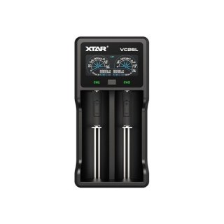 XTAR XTAR ŁADOWARKA DO AKUMULATORÓW CYLINDRYCZNYCH LI-ION / NI-MH / NI-CD 18650 VC2SL