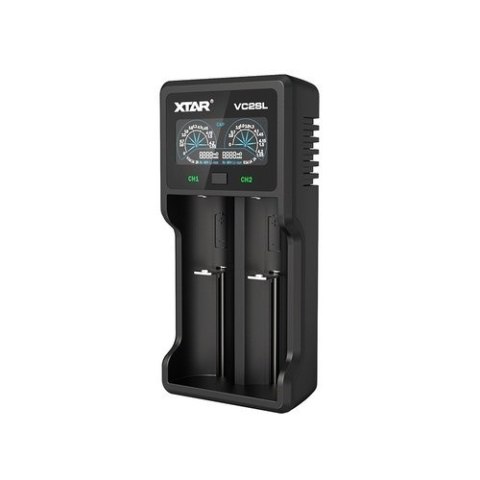 XTAR XTAR ŁADOWARKA DO AKUMULATORÓW CYLINDRYCZNYCH LI-ION / NI-MH / NI-CD 18650 VC2SL XTAR XTAR ŁADOWARKA DO AKUMULATORÓW CYLINDRYCZNYCH LI-ION / NI-MH / NI-CD 18650 VC2SL