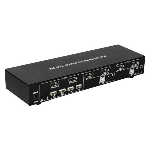 TECHly TECHLY PRZEŁĄCZNIK KVM DISPLAYPORT/USB 2X1 DUAL HE TECHly TECHLY PRZEŁĄCZNIK KVM DISPLAYPORT/USB 2X1 DUAL HE