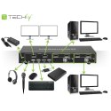 TECHly TECHLY PRZEŁĄCZNIK KVM DISPLAYPORT/USB 2X1 DUAL HE