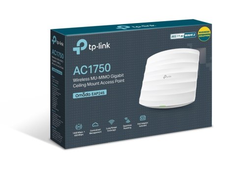 TP-LINK Access Point TP-LINK TL-EAP245 (1300 Mb/s - 802.11ac, 450 Mb/s - 802.11ac) TP-LINK Access Point TP-LINK TL-EAP245 (1300 Mb/s - 802.11ac, 450 Mb/s - 802.11ac)