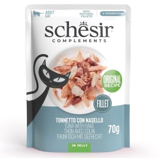 Agras Pet Foods SCHESIR Adult Tuńczyk z morszczukiem 70g
