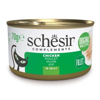 Agras Pet Foods SCHESIR Adult w Galarecie Fileciki z Kurczaka 70g