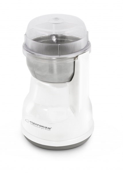 Esperanza Młynek do kawy Esperanza Lungo EKC002W (160W; udarowy; kolor biały) Esperanza Młynek do kawy Esperanza Lungo EKC002W (160W; udarowy; kolor biały)