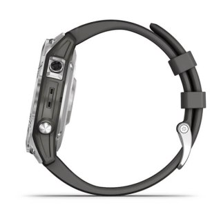 Garmin Zegarek Garmin Fenix 7 Standard Edition (47 mm) Silver / Graphite Band (WYPRZEDAŻ)