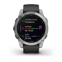 Garmin Zegarek Garmin Fenix 7 Standard Edition (47 mm) Silver / Graphite Band (WYPRZEDAŻ)