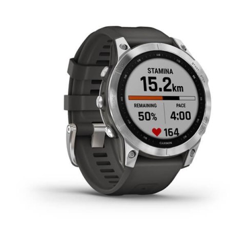 Garmin Zegarek Garmin Fenix 7 Standard Edition (47 mm) Silver / Graphite Band (WYPRZEDAŻ) Garmin Zegarek Garmin Fenix 7 Standard Edition (47 mm) Silver / Graphite Band (WYPRZEDAŻ)