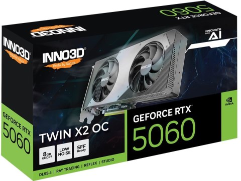 INNO3D Karta graf. INNO3D RTX 5060 Twin X2 OC 8GB INNO3D Karta graf. INNO3D RTX 5060 Twin X2 OC 8GB