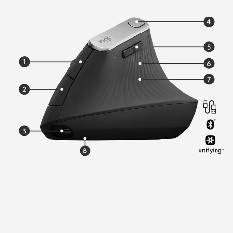 Logitech Mysz Logitech MX 910-005448 (optyczna; 4000 DPI; kolor czarny) (WYPRZEDAŻ) Logitech Mysz Logitech MX 910-005448 (optyczna; 4000 DPI; kolor czarny) (WYPRZEDAŻ)