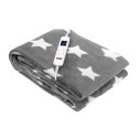 N'OVEEN Koc elektryczny NOVEEN EB750 Grey Star super miękki 180x160cm