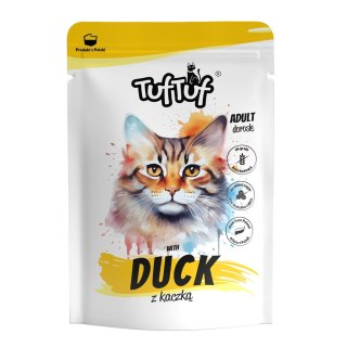TufTuf Tuf Tuf Saszetka mielonka z kaczką dla kota 300g