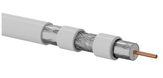 A-LAN Alantec Przewód koncentryczny RG6, B2ca, LSOH trishield 75 Om, A++ 120dB, 1.02/4.55/7.06 FireHardy 500m (KRT102A0LS500B)