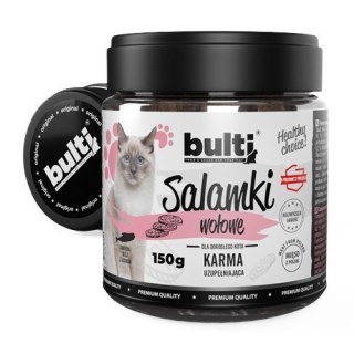 Bult BULTI Salamki wołowe przysmak dla kota 150g