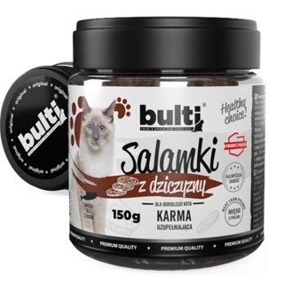 Bult BULTI Salamki z dziczyzny przysmak dla kota 150g