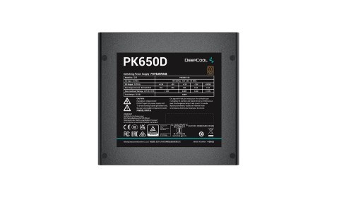 DEEPCOOL Zasilacz DeepCool PK650D 650W 80 Plus Bronze DEEPCOOL Zasilacz DeepCool PK650D 650W 80 Plus Bronze