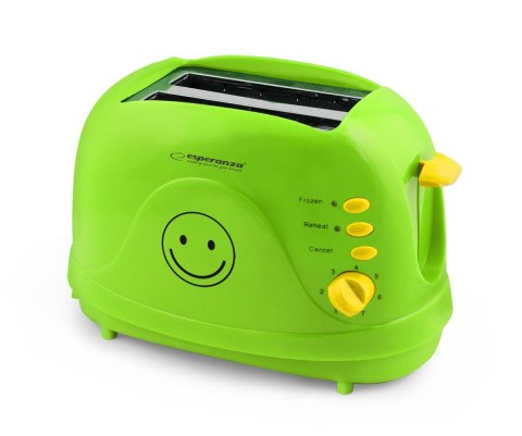 Esperanza Toster Esperanza SMILEY EKT003 (750W; kolor zielony)