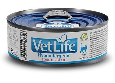 Farmina FARMINA Vet Life Hypoallergenic Pork & Potato - mokra karma dla kota - 85 g Farmina FARMINA Vet Life Hypoallergenic Pork & Potato - mokra karma dla kota - 85 g