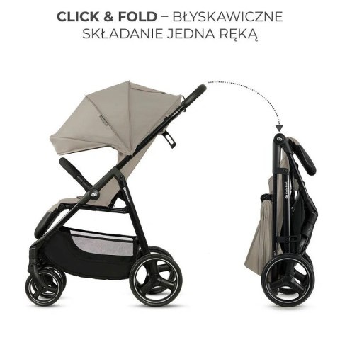 KinderKraft Kinderkraft wózek spacerowy TRIG 3 STONE BEIGE KinderKraft Kinderkraft wózek spacerowy TRIG 3 STONE BEIGE