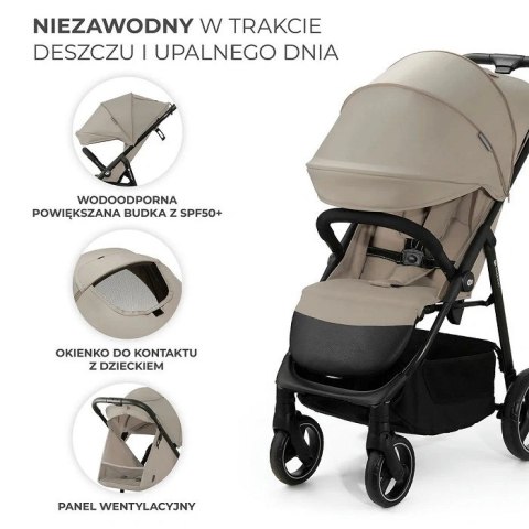 KinderKraft Kinderkraft wózek spacerowy TRIG 3 STONE BEIGE KinderKraft Kinderkraft wózek spacerowy TRIG 3 STONE BEIGE