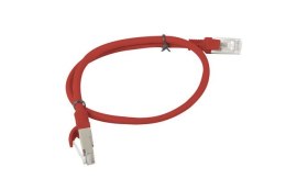 Lanberg PATCHCORD KAT.6 UTP 0.5M CZERWONY FLUKE PASSED LANBERG 10-PACK