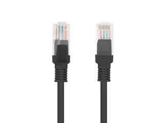 Lanberg Patchcord UTP Lanberg PCU5-10CC-2000-BK (RJ45 - RJ45 ; 20m; UTP; kat. 5e; kolor czarny)