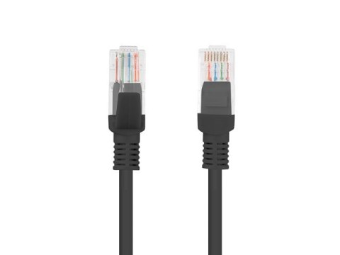 Lanberg Patchcord UTP Lanberg PCU5-10CC-2000-BK (RJ45 - RJ45 ; 20m; UTP; kat. 5e; kolor czarny) Lanberg Patchcord UTP Lanberg PCU5-10CC-2000-BK (RJ45 - RJ45 ; 20m; UTP; kat. 5e; kolor czarny)