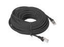 Lanberg Patchcord UTP Lanberg PCU5-10CC-2000-BK (RJ45 - RJ45 ; 20m; UTP; kat. 5e; kolor czarny)