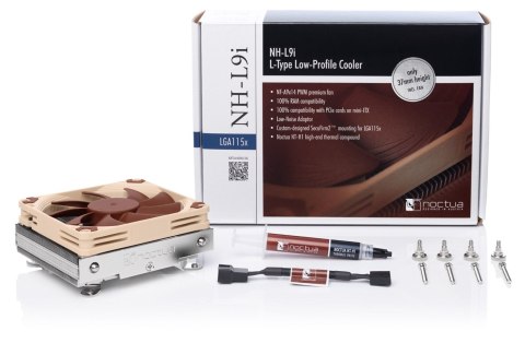 Noctua Chłodzenie CPU NOCTUA NH-L9i Intel Low Profile 37mm Noctua Chłodzenie CPU NOCTUA NH-L9i Intel Low Profile 37mm