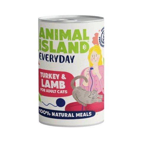 ANIMAL ISLAND ANIMAL ISLAND Indyk i jagnięcina - Karma mokra dla kotów - 400g ANIMAL ISLAND ANIMAL ISLAND Indyk i jagnięcina - Karma mokra dla kotów - 400g