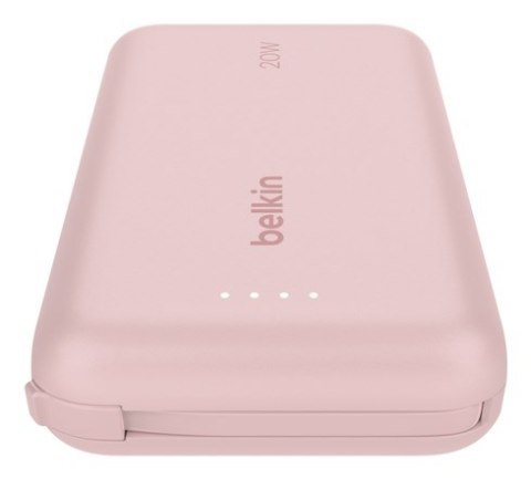 Belkin BELKIN POWERBANK 10 000 MAH, 20W, KABEL USB-C,PINK