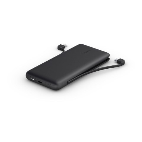 Belkin Powerbank Belkin BOOSTCHARGE Plus 10K USB-C Power Bank with Integrated Cables Lightning and USB-C 10000mAh 18W Black