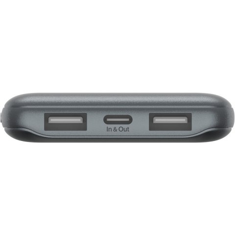 Belkin Powerbank Belkin BoostCharge Power Bank 10K 2xUSB-A + 1xUSB-C 10000mAh 15W Grey Belkin Powerbank Belkin BoostCharge Power Bank 10K 2xUSB-A + 1xUSB-C 10000mAh 15W Grey