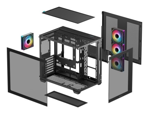 DEEPCOOL Obudowa DeepCool CG530 4F czarna DEEPCOOL Obudowa DeepCool CG530 4F czarna