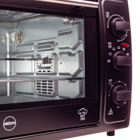 ELDOM Piekarnik ELDOM PR500 (2000W; kolor czarny) ELDOM Piekarnik ELDOM PR500 (2000W; kolor czarny)