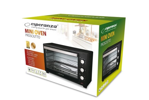 Esperanza ESPERANZA MINI PIEKARNIK PROSCIUTTO 20L 1600W ROŻNEM EKO008 (WYPRZEDAŻ)