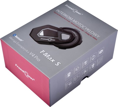 FreedConn Interkom motocyklowy FreedConn T-Max S V4 Pro Single (WYPRZEDAŻ) FreedConn Interkom motocyklowy FreedConn T-Max S V4 Pro Single (WYPRZEDAŻ)