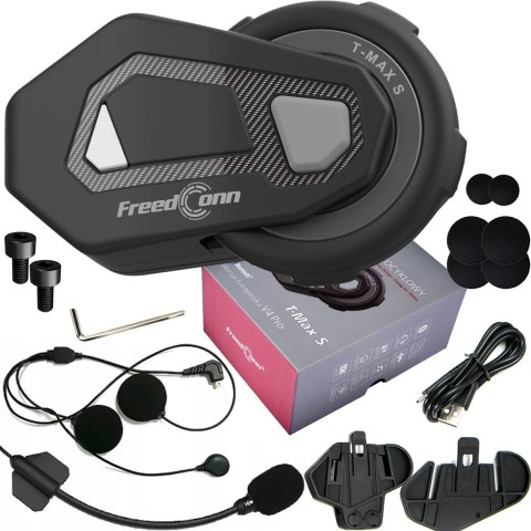FreedConn Interkom motocyklowy FreedConn T-Max S V4 Pro Single (WYPRZEDAŻ) FreedConn Interkom motocyklowy FreedConn T-Max S V4 Pro Single (WYPRZEDAŻ)