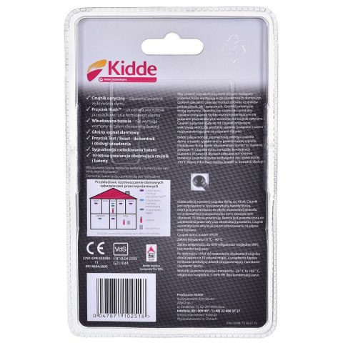 Kidde Optyczny czujnik dymu 10Y29A Kidde Kidde Optyczny czujnik dymu 10Y29A Kidde
