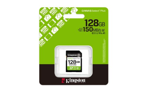 Kingston KINGSTON SDXC 128GB Canvas Select Plus Gen3 150MB/s Kingston KINGSTON SDXC 128GB Canvas Select Plus Gen3 150MB/s