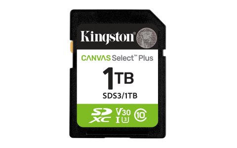 Kingston KINGSTON SDXC 1TB Canvas Select Plus Gen3 150MB/s Kingston KINGSTON SDXC 1TB Canvas Select Plus Gen3 150MB/s