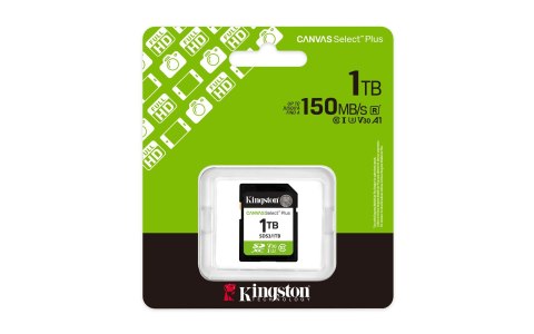 Kingston KINGSTON SDXC 1TB Canvas Select Plus Gen3 150MB/s Kingston KINGSTON SDXC 1TB Canvas Select Plus Gen3 150MB/s
