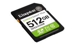Kingston KINGSTON SDXC 512GB Canvas Select Plus Gen3 150MB/s