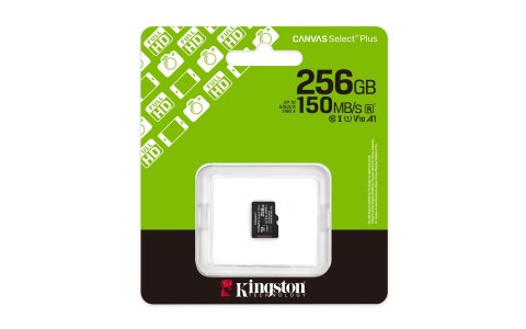 Kingston KINGSTON microSDXC 256GB Canvas Select Plus Gen3 Kingston KINGSTON microSDXC 256GB Canvas Select Plus Gen3