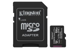 Kingston KINGSTON microSDXC 64GB Canvas Select Plus 3 + ADP