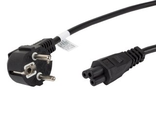 Lanberg LANBERG KABEL ZASILAJĄCY DO LAPTOPA CEE 7/7 -> C5, 1.8M (MIKI/KONICZYNKA)