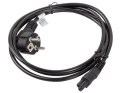 Lanberg LANBERG KABEL ZASILAJĄCY DO LAPTOPA CEE 7/7 -> C5, 1.8M (MIKI/KONICZYNKA)