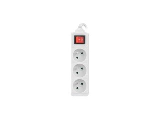 Lanberg Przedłużacz Lanberg PS1-03E-0300-W (3m; kolor biały)