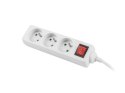 Lanberg Przedłużacz Lanberg PS1-03E-0300-W (3m; kolor biały)