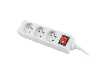 Lanberg Przedłużacz Lanberg PS1-03E-0300-W (3m; kolor biały)